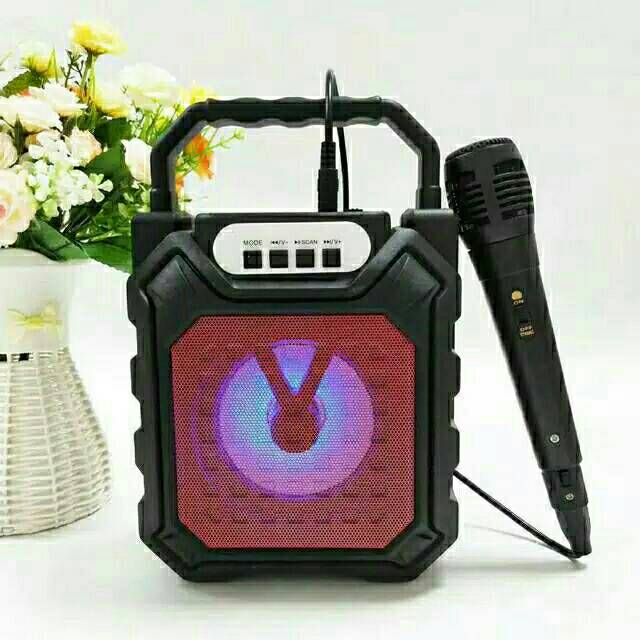 SPEAKER BLUETOOTH SX Y2002 BONUS MIC/SALON AKTIF WIRELESS MP3 KARAOKE USB SPEAKER  PORTABLE