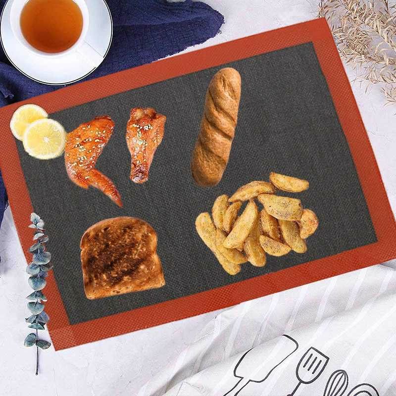 GTLCONIE Alas Masak Silicone Non-stick Oven Baking Tray Mat