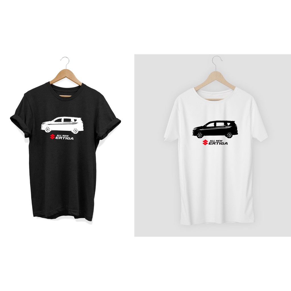 KAOS SUSUKI ALL NEW ERTIGA HITAM & PUTIH BIG SIZE MURAH KEREN TERBARU STANDAR DISTRO