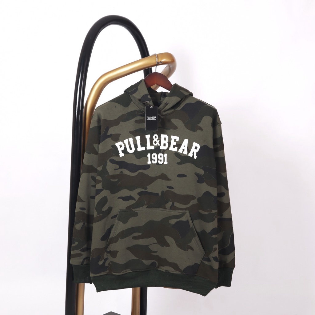 JAKET SWEATER HOODIE P&amp;B 1991 CAMO SABLON UNISEX PREMIUM QUALITY