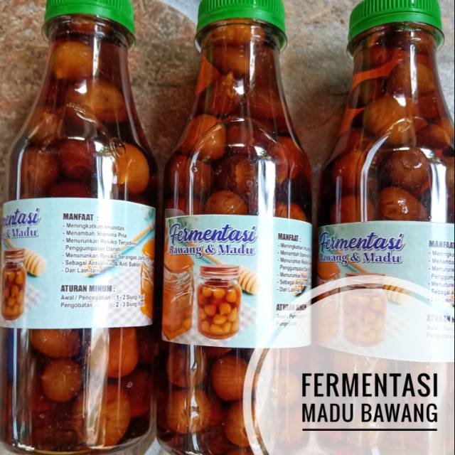 Fermentasi madu bawang putih tunggal/lanang