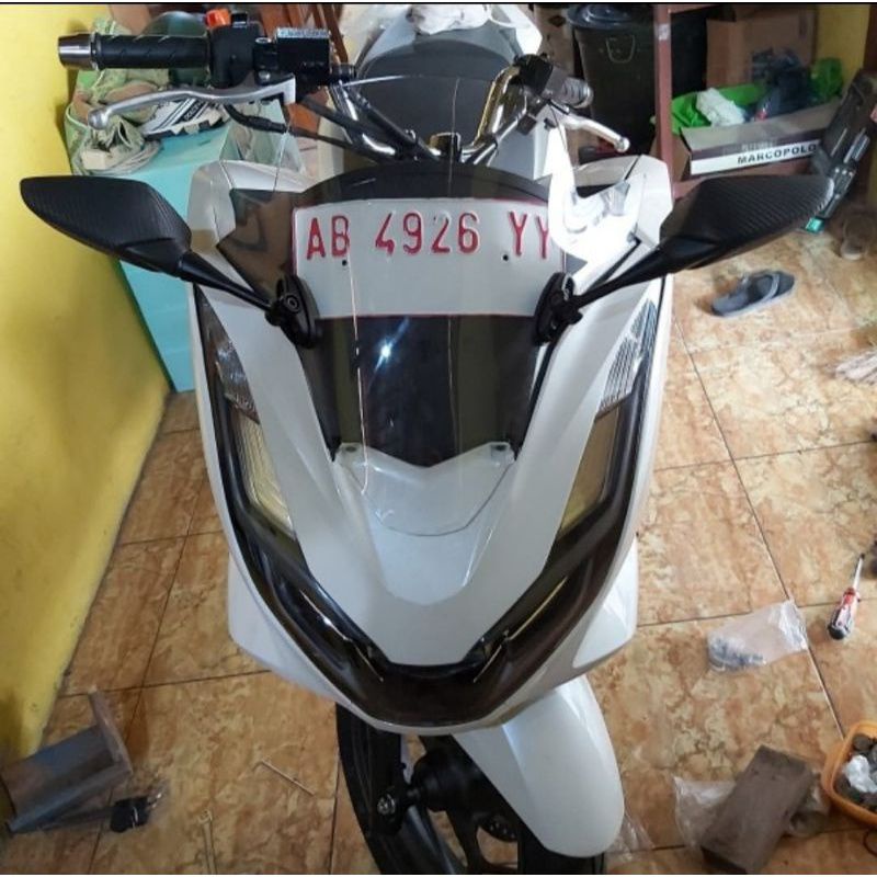 VISOR PCX 160 WINDSHIELD PCX 150 + SPION NEMO R25