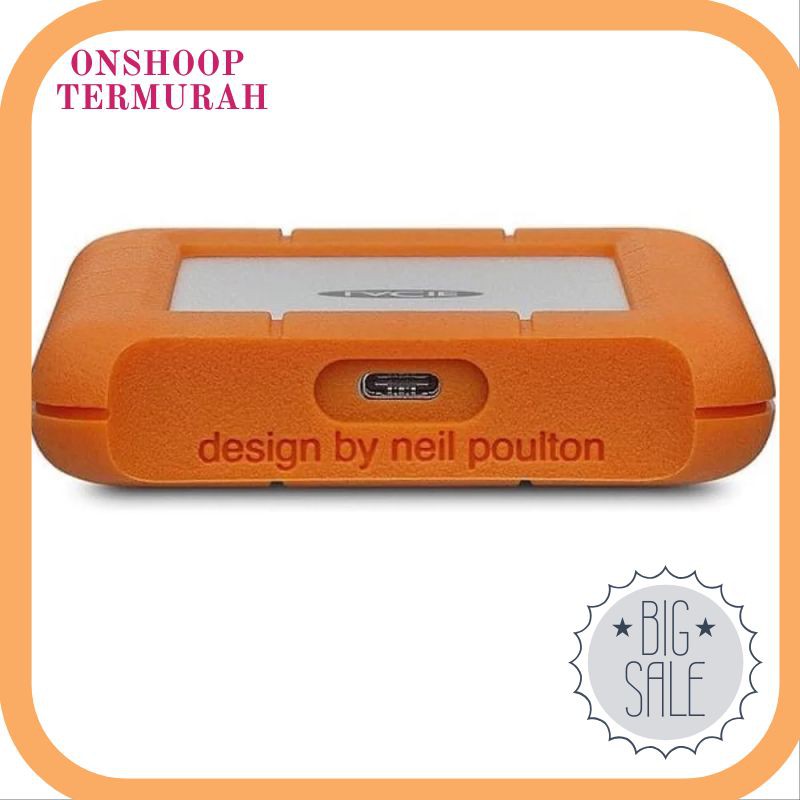 Termurah hardisk lacie rugged USB-C 2 TB usb 30 external hdd Terlaris
