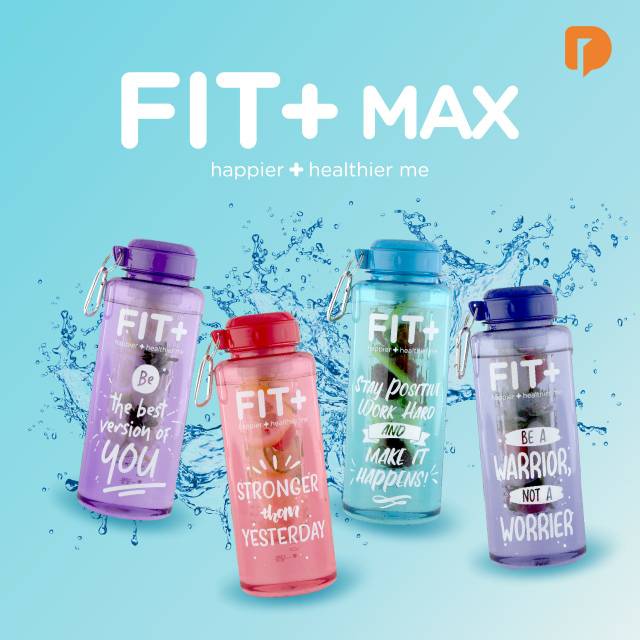Botol infused water/ fit + Max/ infused water bottle jumbo