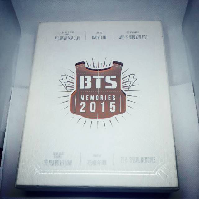 BTS - Memories 2015 DVD + PB *preloved