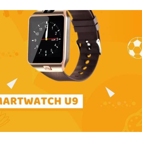 K0¥T SMARTWACH U9 HP ANDROID JAM TANGAN HP SMARTWATCH Q18  JAM TANGAN PRIA JAM COWOK ORIGINAL ❤Ready