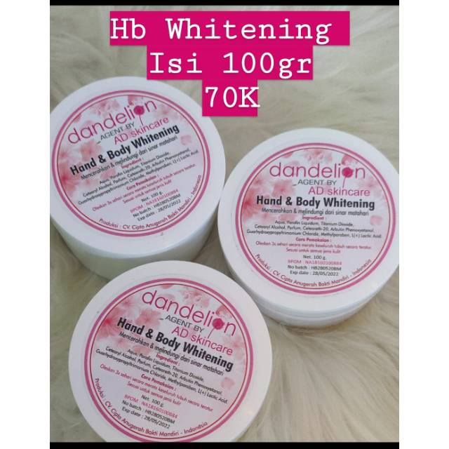 HB WHITENING SUPER BPOM ORI BY A.D SKINCARE