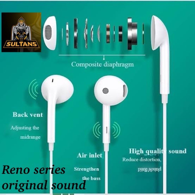 PROMO HANDSFREE OPPO RENO SERIES ORIGINAL SOUND