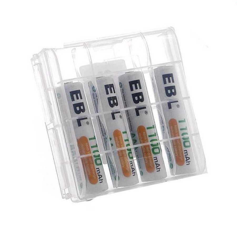 EBL Battery AAA 1100 mAh 4 Pack With Smart Charger