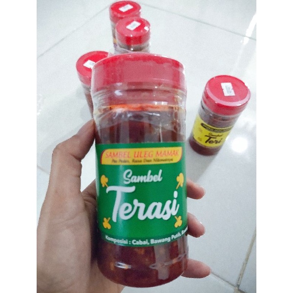 

Sambal terasi + Sambal Geprek + Sambal bawang