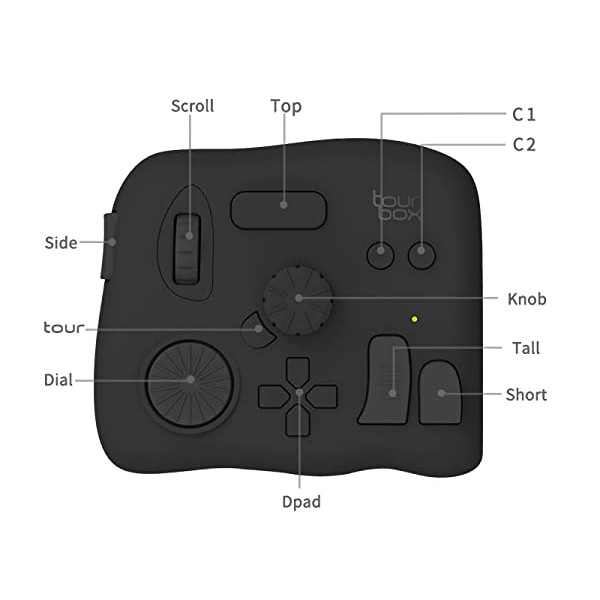 Tourbox Creative Photo and Video Editing Console