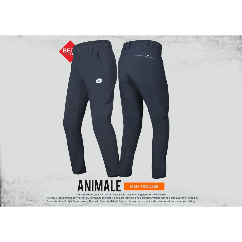 Celana Panjang Gunung Quick Dry Outdoor Adventure Original Makalu seri Animale Size XL
