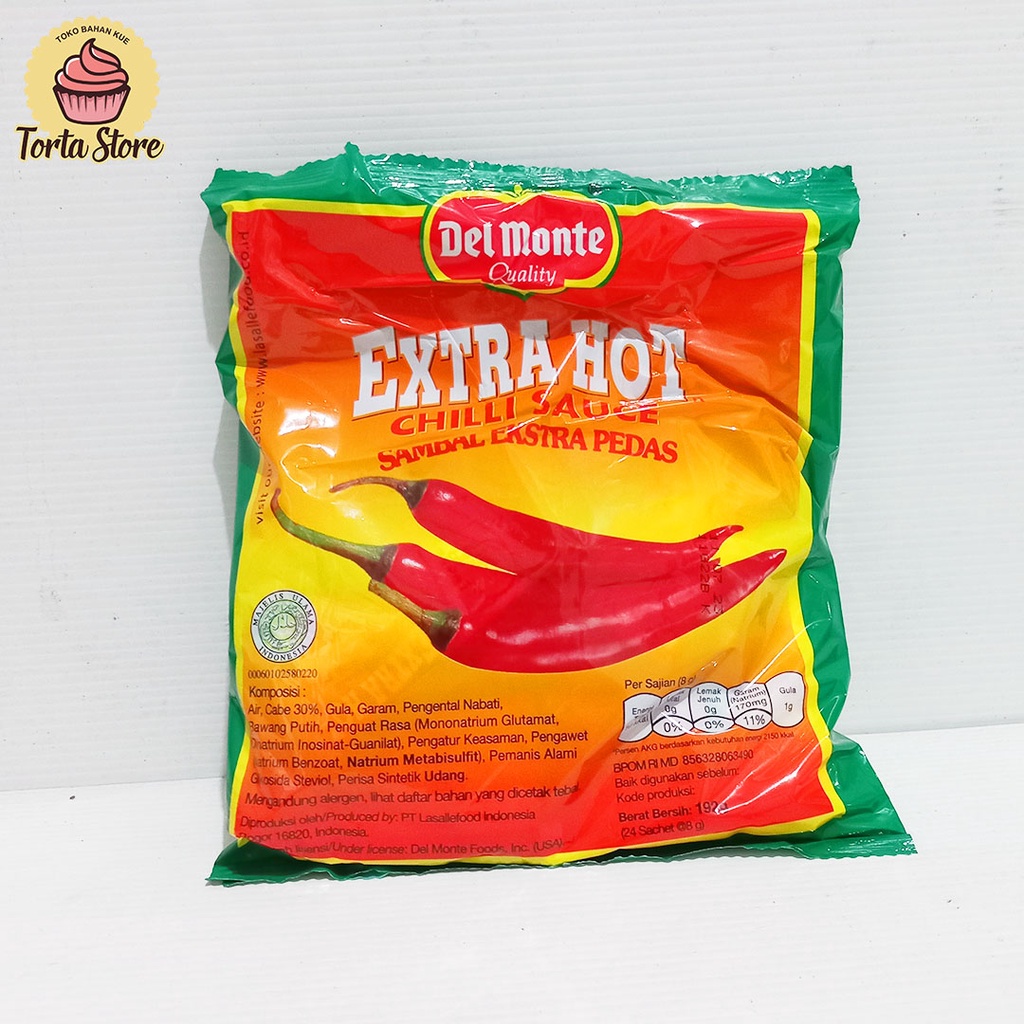 

Del Monte Saus Sambal Extra Hot Sachet