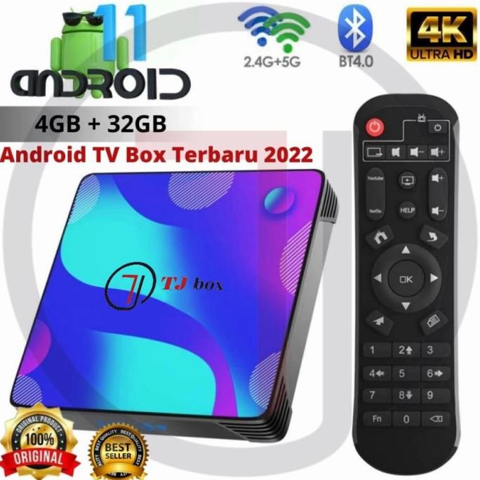 Android Tv Box X88 Pro 10 RK3318 RAM 4GB ROM 32GB Android 10 ORIGINAL