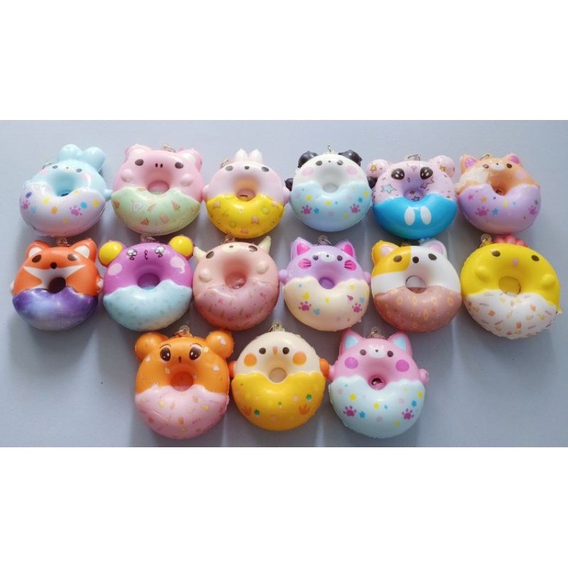 15 Motif Squishy Slow Rising Donat Karakter Wangi (5cm)