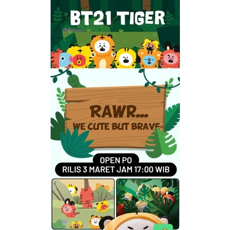 P O BT21 Tiger Doll