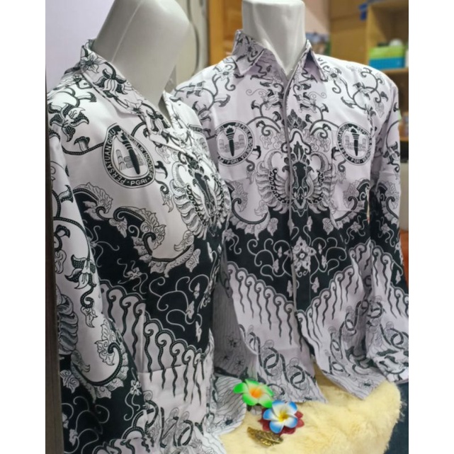 Baju batik Pgri Sanwash termurah seragam pgri terlaris