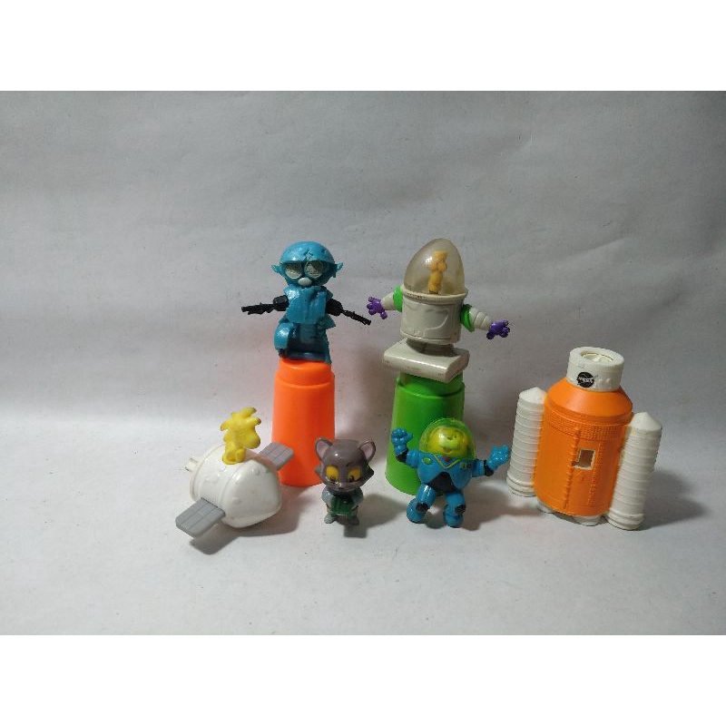 Robot Astronot Astronaut Alien Toy Story Outer Space Ship Rocket Spaceship Roket Mcd Happy Meal Mcdo
