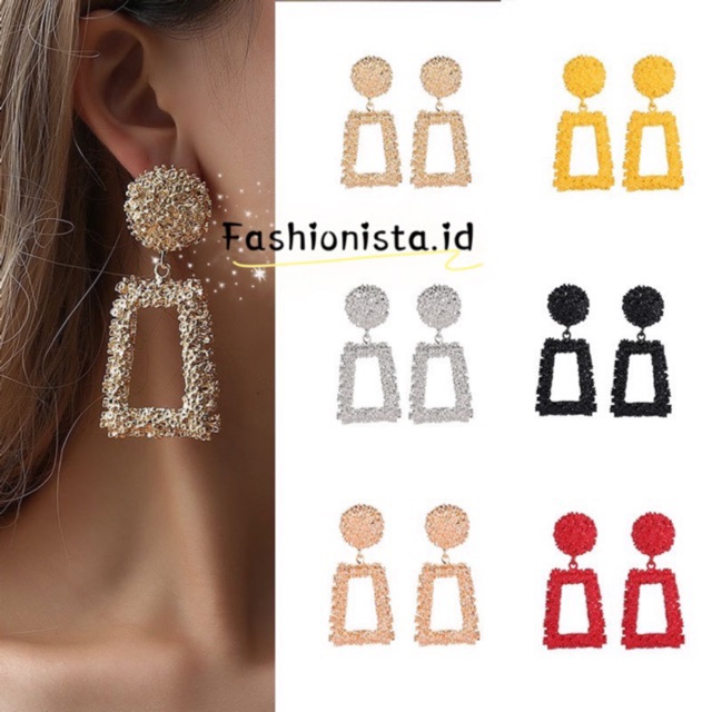 COD Anting Fashion Christmas Anting  Emas Karat Anting Hijab Aksesoris Fashion