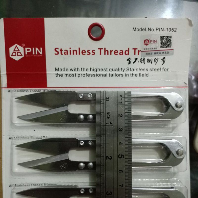 gunting benang besar stainless 5 inch merk PIN 1052