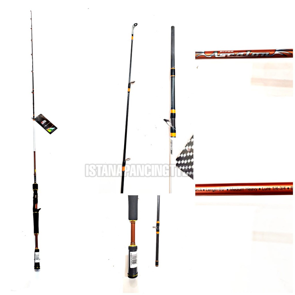 JORAN BC ABU GARCIA ASCALON STAGE II 602MH 10-25LB STICK BAIT CASTING