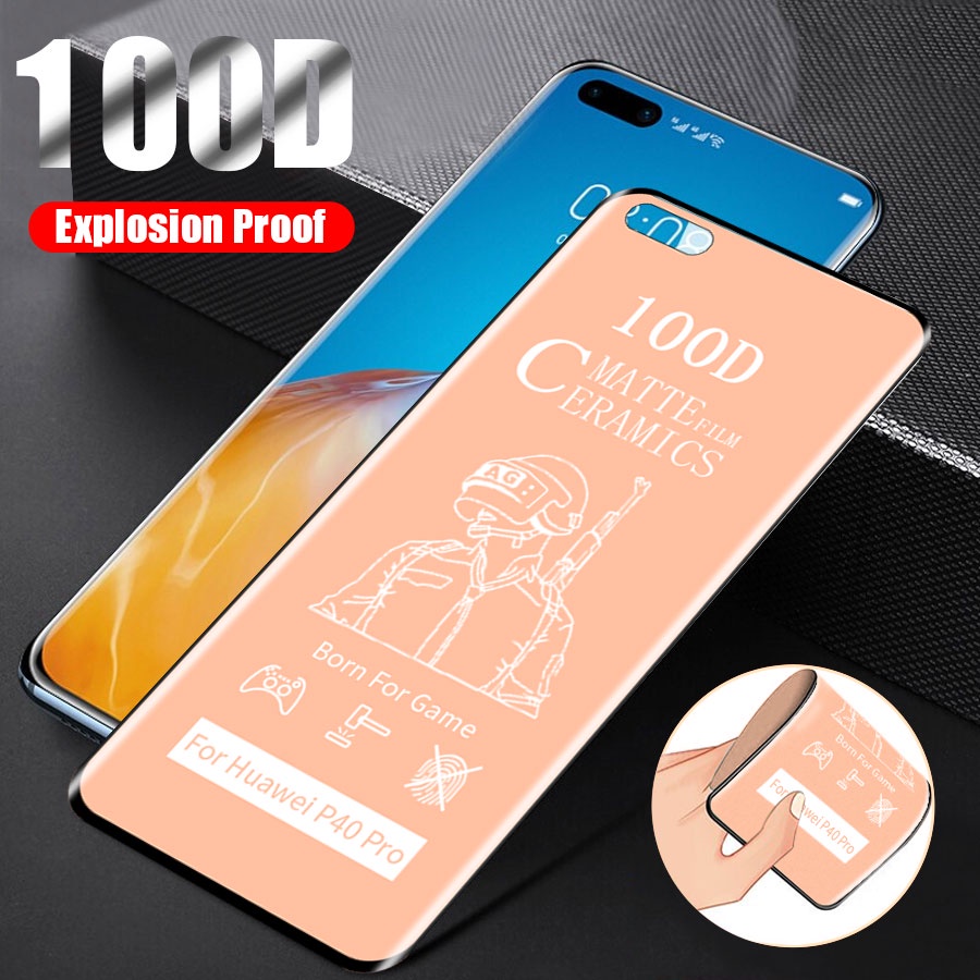 CMF Anti Gores Huawei Mate 20 Pro / Mate 30 Pro / Mate 40 Pro / P20 Pro / P30 Pro / P40 Pro Ceramic Matte Curved Screen Guard