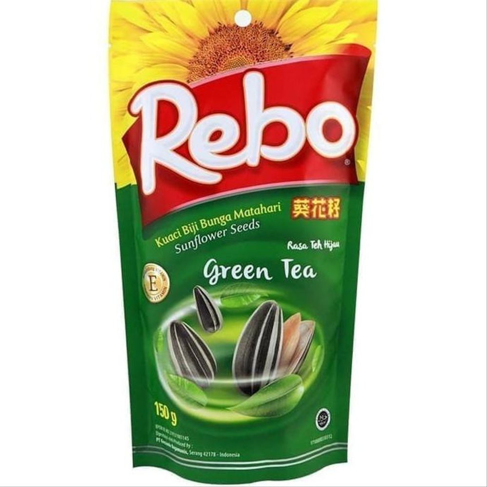 

Kuaci Rebo Green Tea Flavor / Rasa Teh Hijau 150 gram