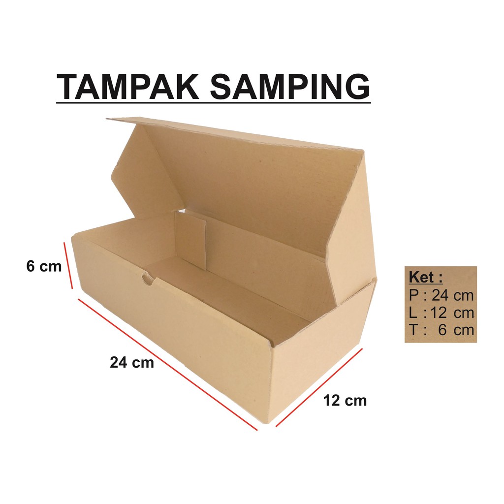 

DUS / BOX / 24x12x6 cm / KOTAK KUE/ KARDUS KUE/ PACKAGING / DUS BROWNIES / DIE CUT