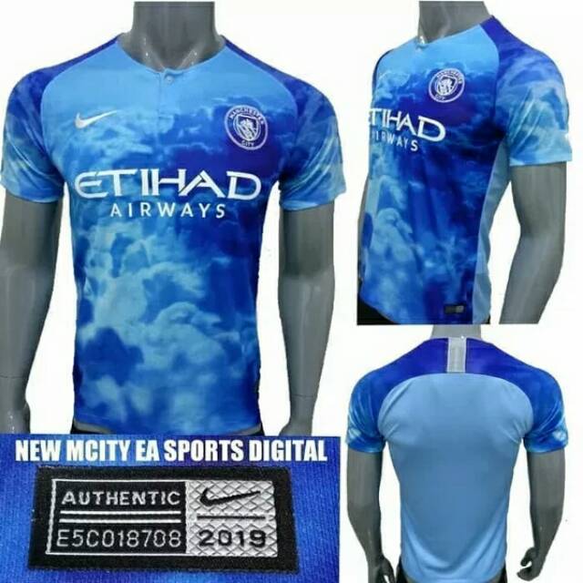 Jersey Bola Manchester City EA Sport Grade Ori 2019