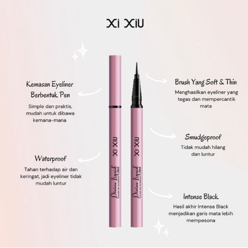 [TERMURAH] Xi Xiu Divine Liquid Eyeliner Pen Waterproof | XiXiu Eyeliner