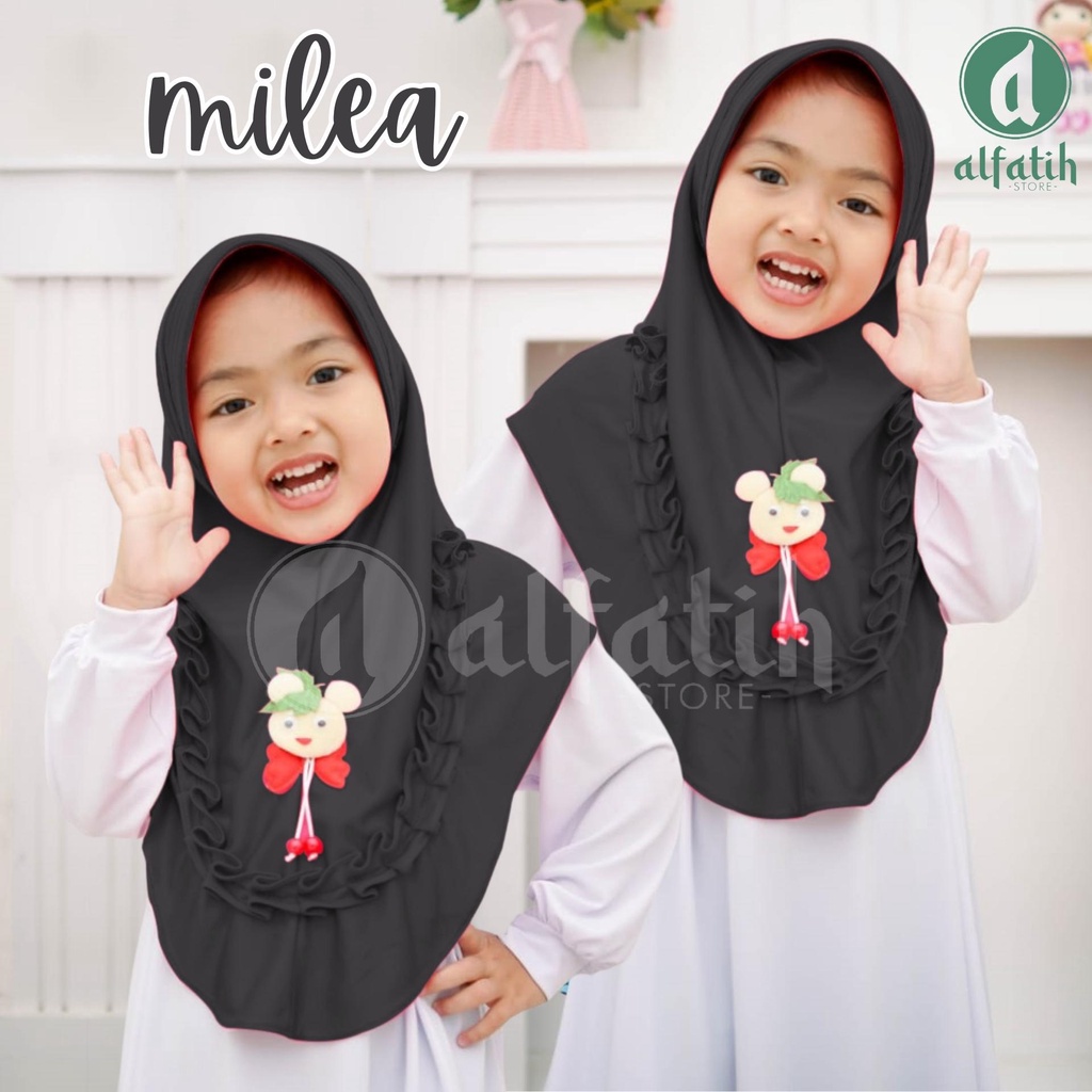 JILBAB ANAK TK - SD MILEA BONEKA / BONEKA / JILBAB ANAK USIA 4-7 TAHUN / PAKAIAN MUSLIMANAK PEREMPUAN / KERUDUNG ANAK TK / HIJAB ANAK TK-SD KHIMAR ANAK