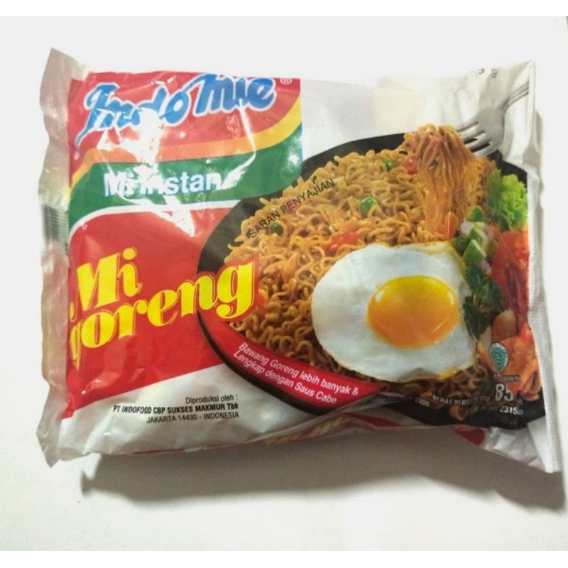 

Indomie goreng 85 gr