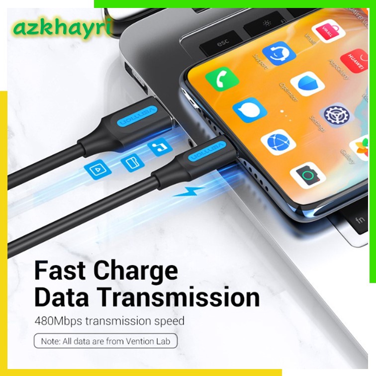 Vention Kabel Data Type C Quick Charge Fast Charging Android