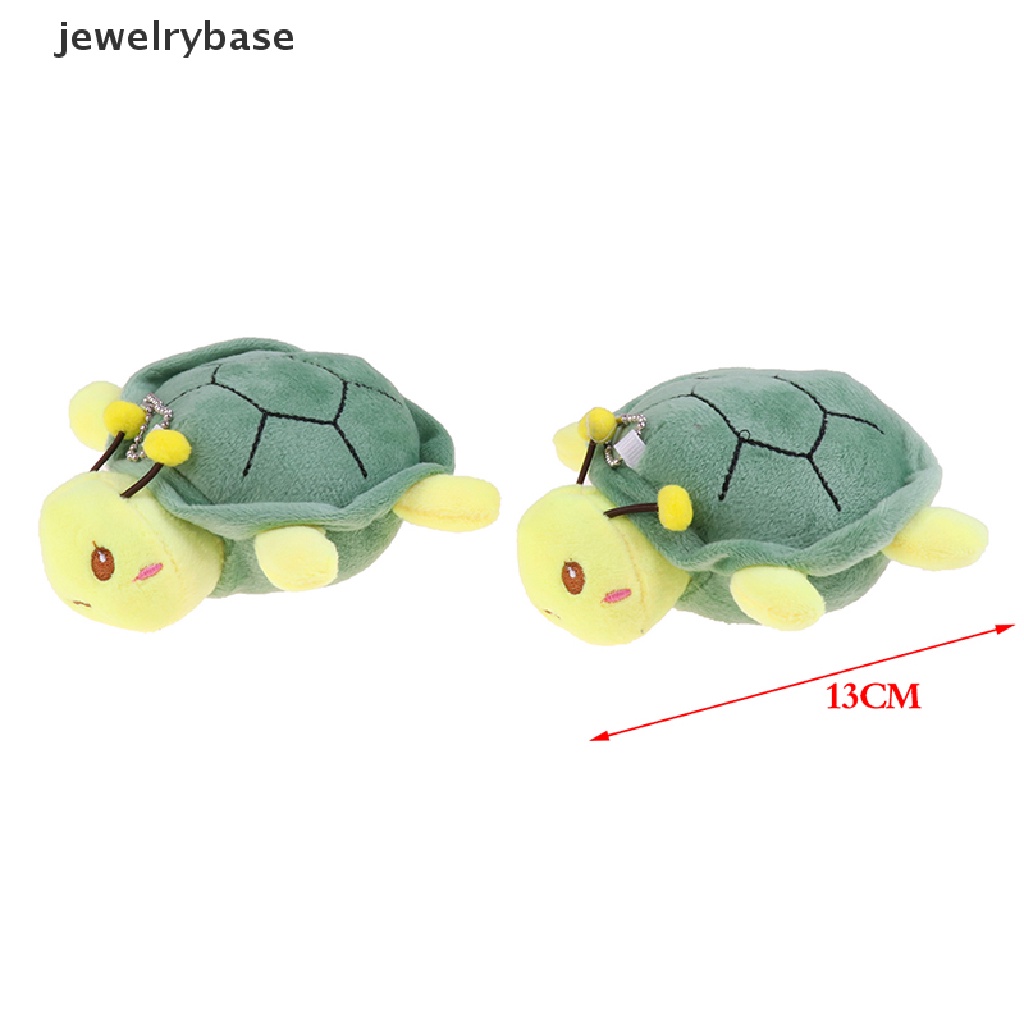 (jewelrybase) Gantungan Kunci Bentuk Boneka Kura-Kura Bahan Plush Ukuran 13CM