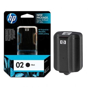 TINTA HP 02 BLACK ORIGINAL