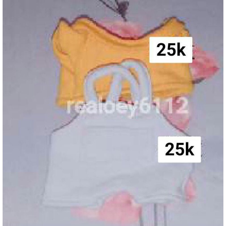 Baju doll 20cm clothes overall
