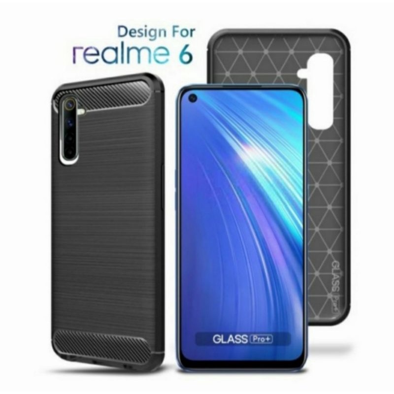 Realme 6 6 Pro soft case silikon carbon