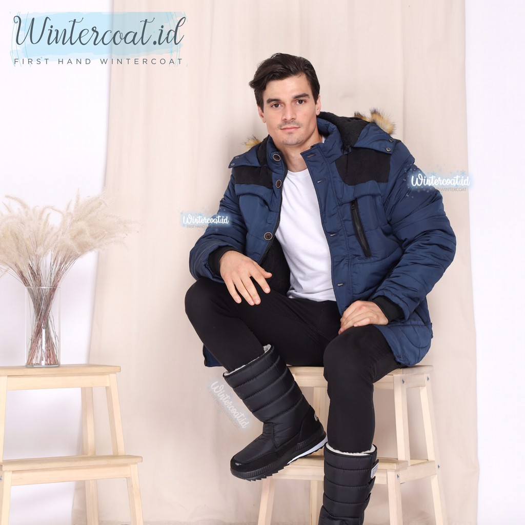 READY INDONESIA LOGAN Winter coat Men jaket musim dingin pria cowok jumbo big size mantel waterproof