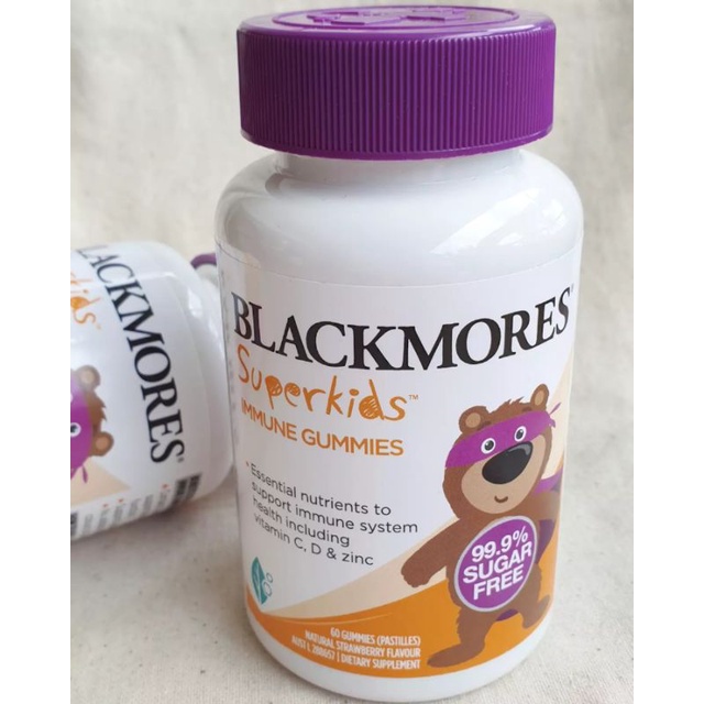 BLACKMORES SUPERKIDS Immune and Multivitamin Gummies. 60 gummies. 100% ORIGINAL from Australia.