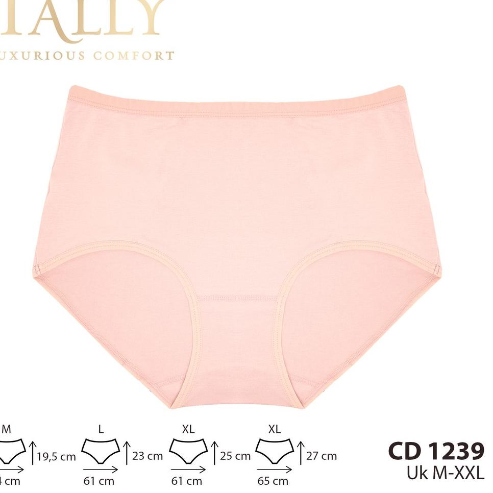 (HARGA SPESIAL) TALLY Celana Dalam Wanita Bahan Katun Fit to M-XXXL Lembut dan Nyaman CD 1239/1257