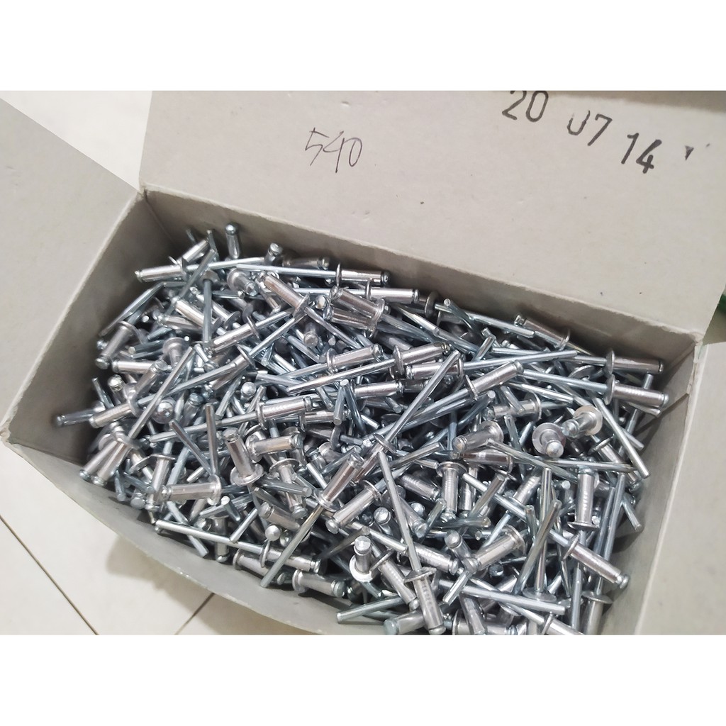 SIP BRAND 540 BLIND RIVET - PAKU RIVET 4 mm x 11mm - 1 DUS ISI 1000PCS