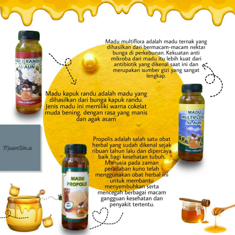 

Madu Randu Madu Multiflora Madu Propolis Madu Murni Madu Asli Madu kental