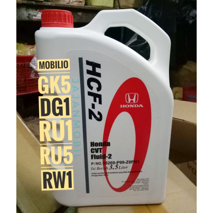 oli matic crv turbo civic turbo oli metik matic brio odyssey mobilio hrv brv hcf-2 oli transmisi met