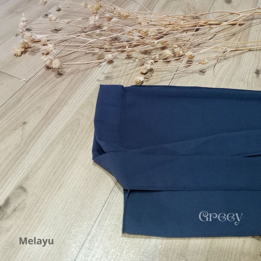 Pasmina Instant Malay Kerudung Pastan Melayu Pasmina Turki Hijab Instan Melayu Pashmina Malaysia Ceruty Babydol-Grey