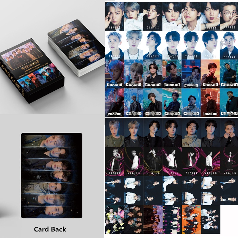 54pcs / box Kartu Lomo Foto Album BTS 7 FATES CHAKHO 2022