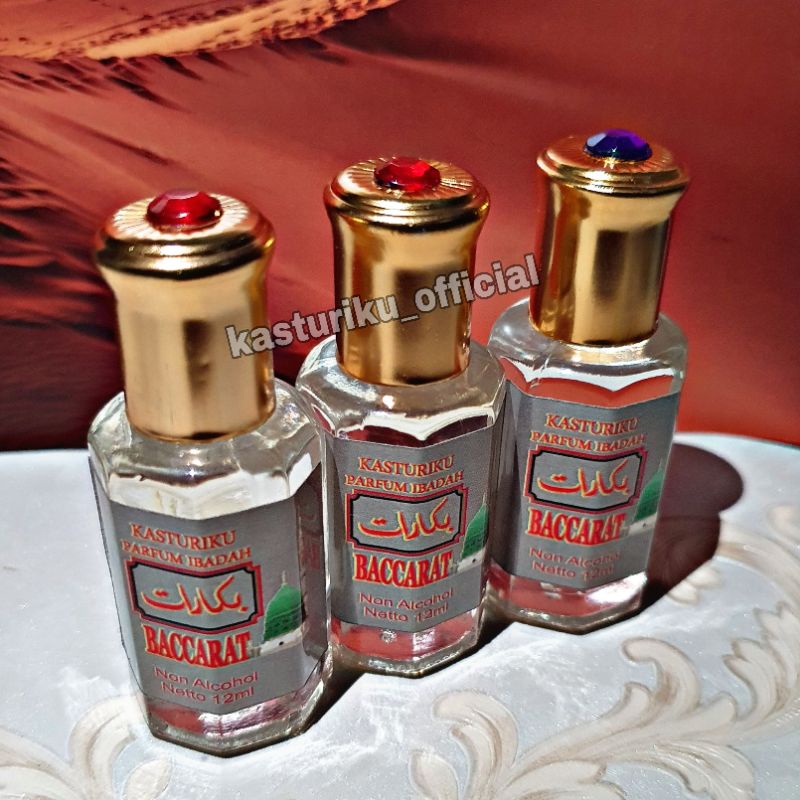 (TERBAIK NO 1) BIBIT PARFUM BACCARAT 12ML ORIGINAL NON ALKOHOL