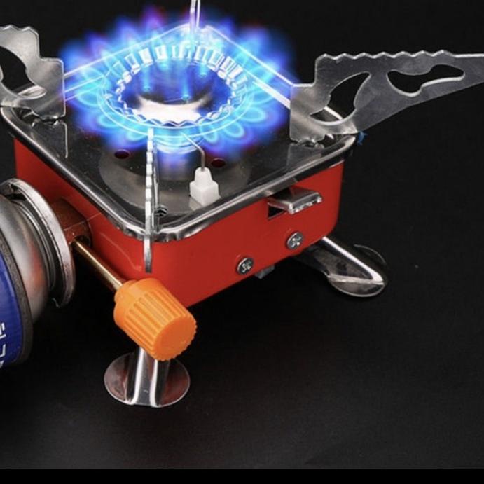 ❈ Kompor camping portable mini kotak tabung gas kovar set masak / kompor mini potable ♩