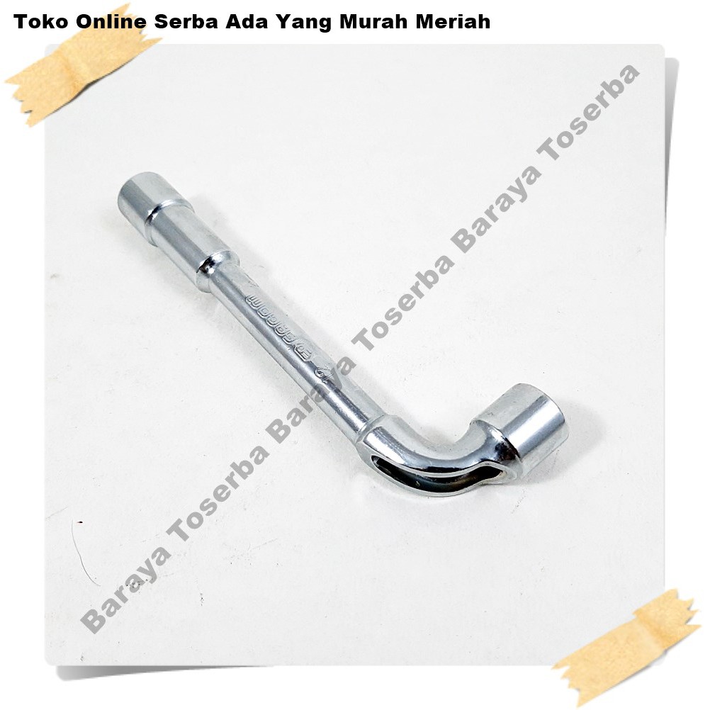 Kunci Shock 12 mm Model L Kunci CVT Kunci Ring Alat Perkakas Bengkel