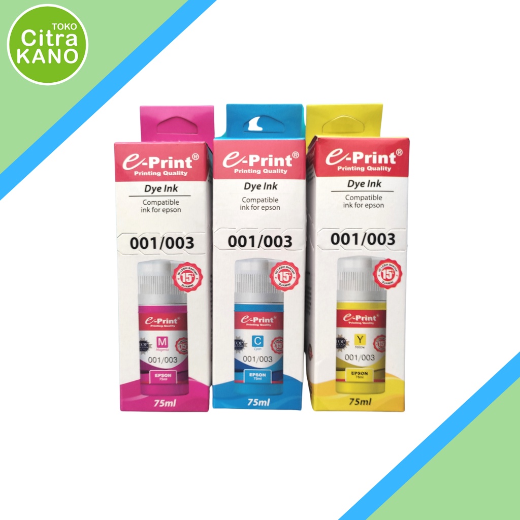 

E PRINT BULK INK EPSON T003 75 ML