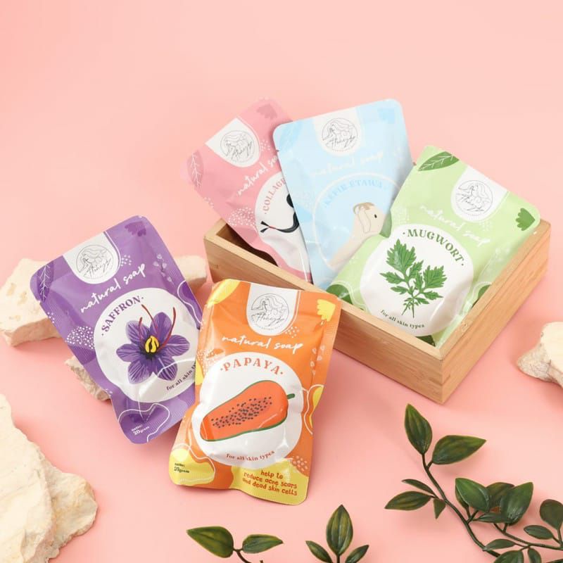 (FREE GIFT) FLOHERA NATURAL EXFOLIATOR SOAP (PERONTOK DAKI DAN PENCERAH)